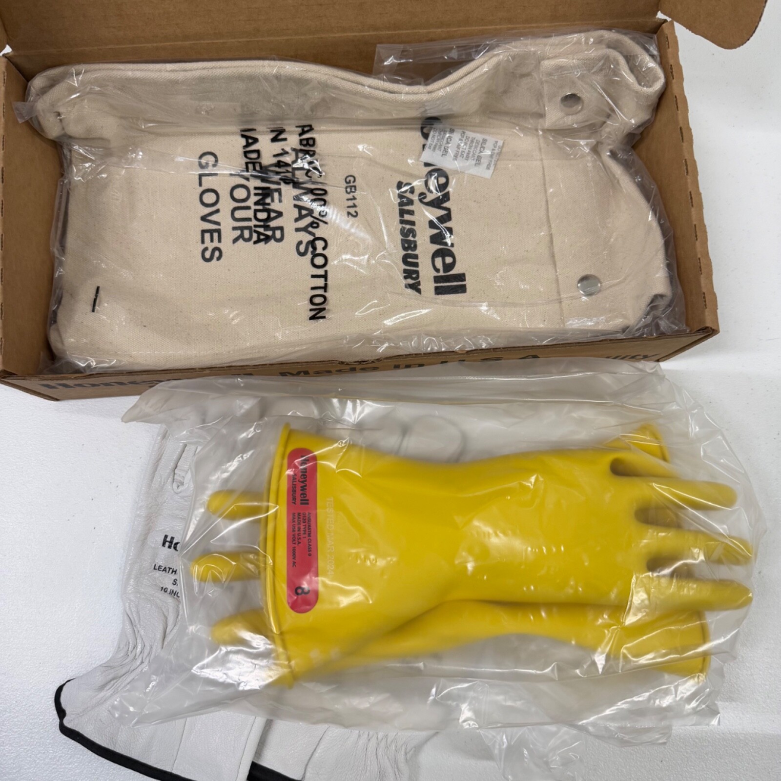 SALISBURY GK011Y/8 Electrical Glv Kit,1000VAC/1500VDC,8,PR1 3RMY9