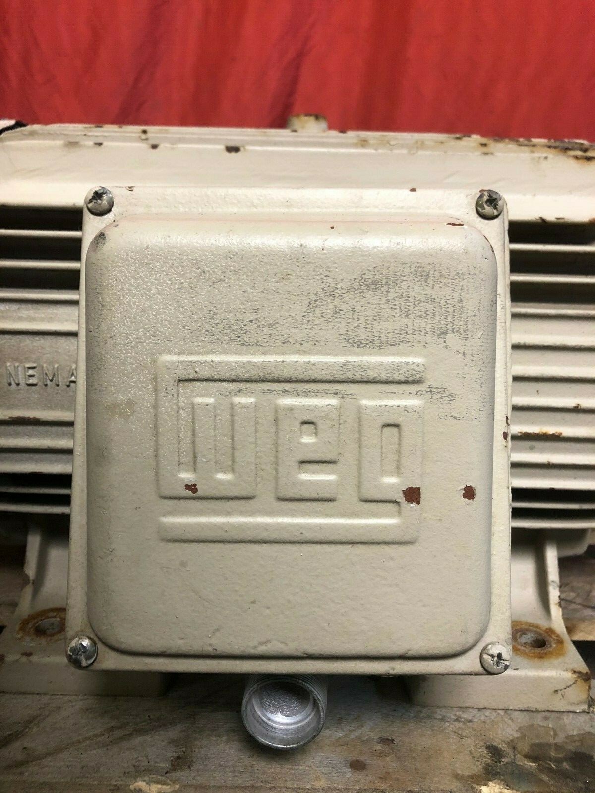WEG 00509ES3EW254T, 5Hp, 865 RPM, Electric Motor, W254T Frame, 3 Phase