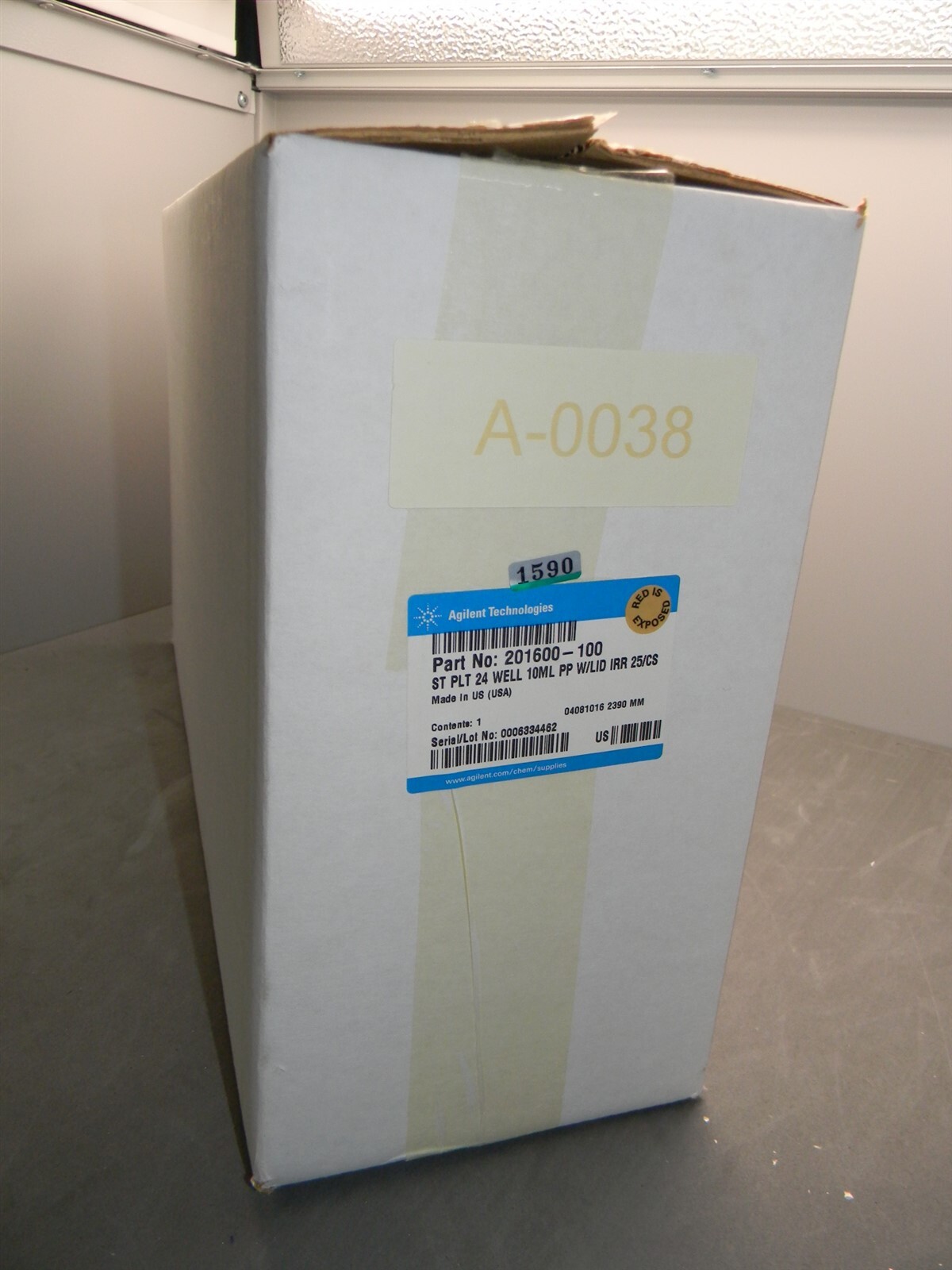 Agilent 201600-100 ST PLT 24 Well 10 mL PP W/Lid IRR 25/CS