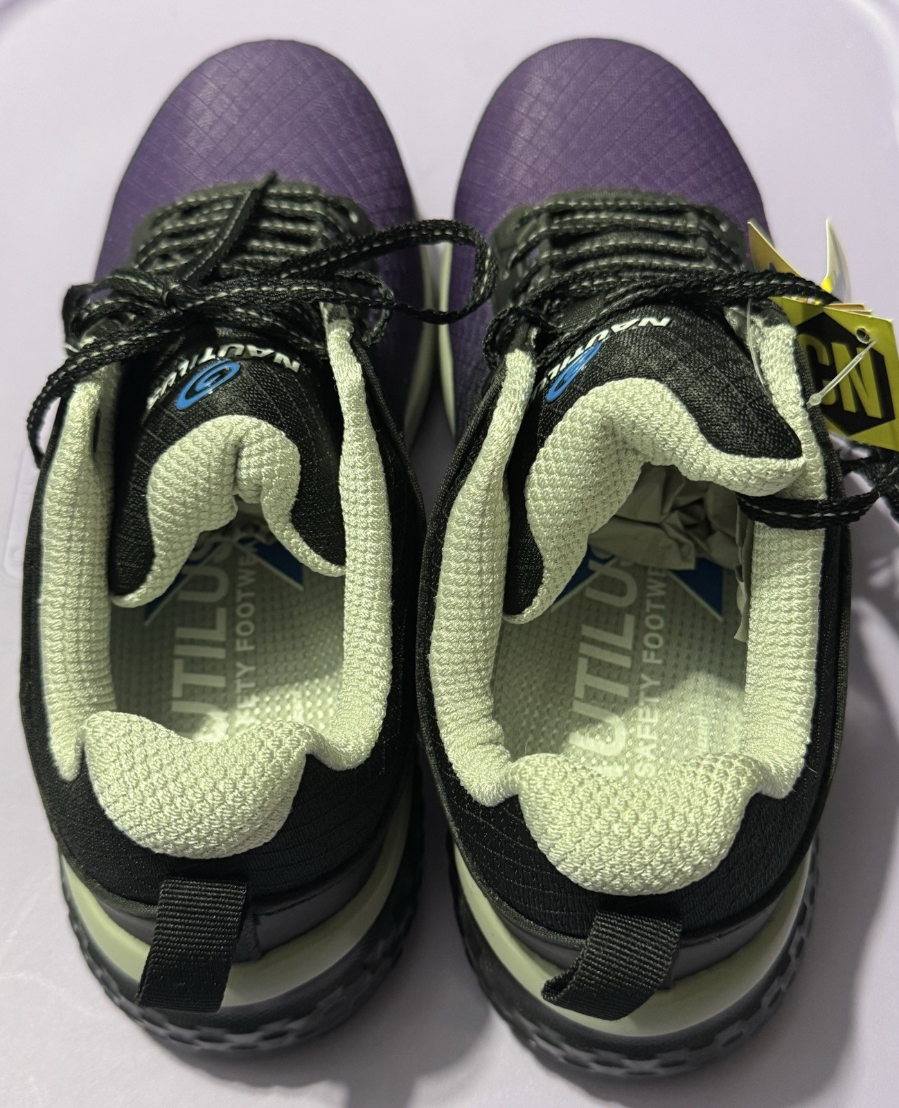 Nautilus Safety Footwear Shoes N1885 Composite Toe Shoe Women’s Size 7.5 Purple