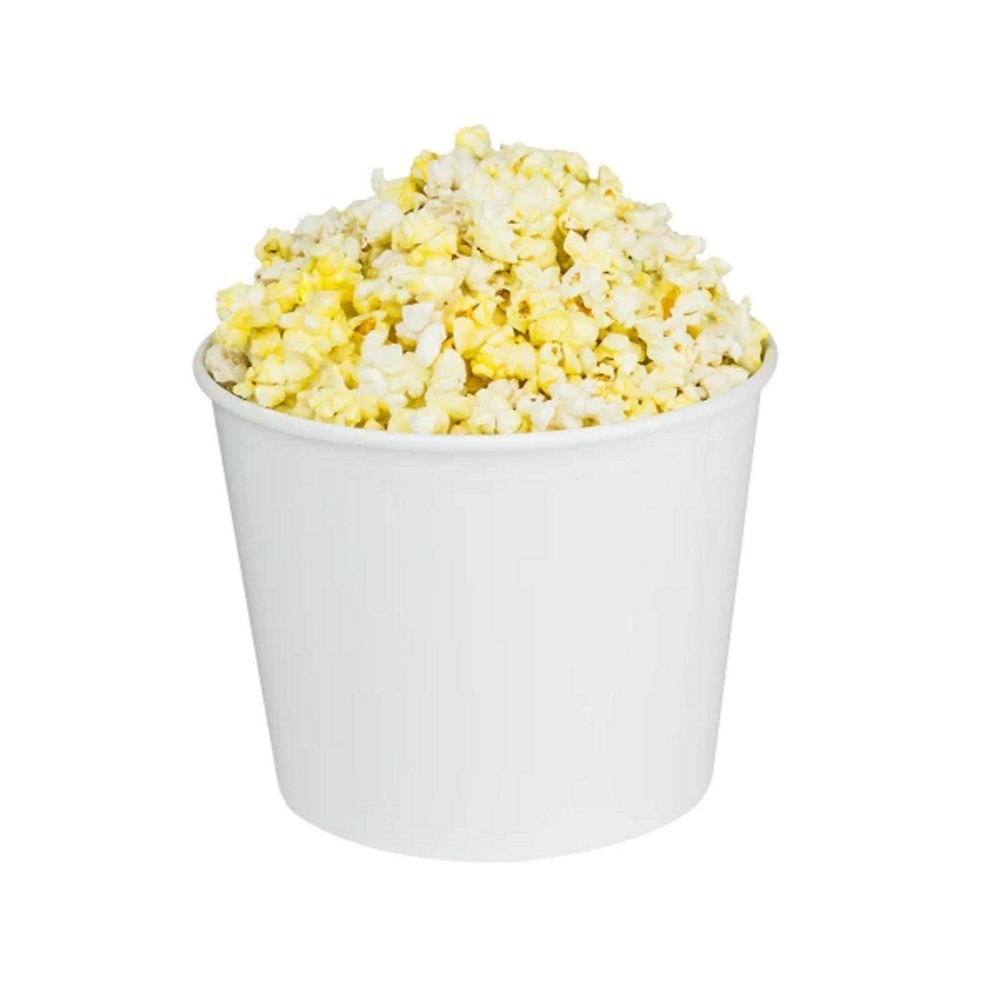 Karat CFB85W 7.36″ Dia x 6″h 85 oz Paper Food Bucket – White (180/CT) New