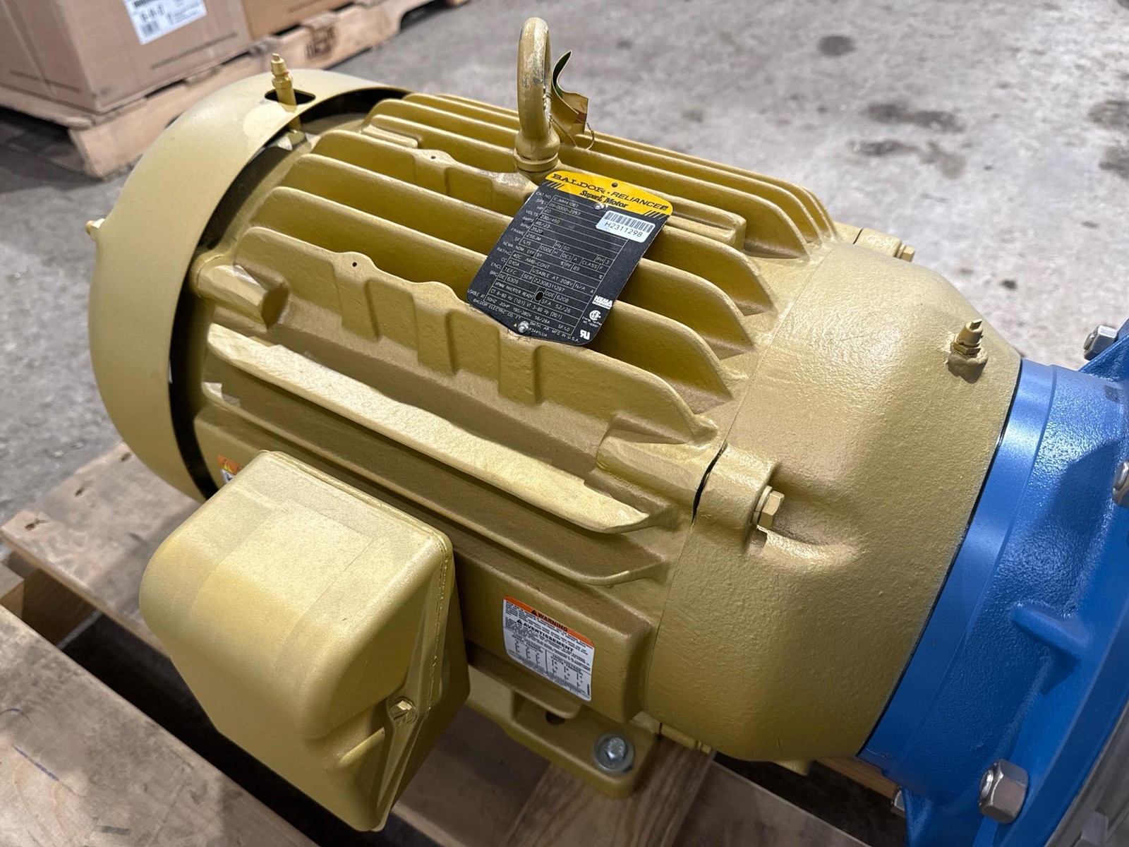 GOULDS 3-SH Stainless End Suction Pump, ESHF/C 3X4X8, 03SH08K6, 20HP, 6″ Imp.
