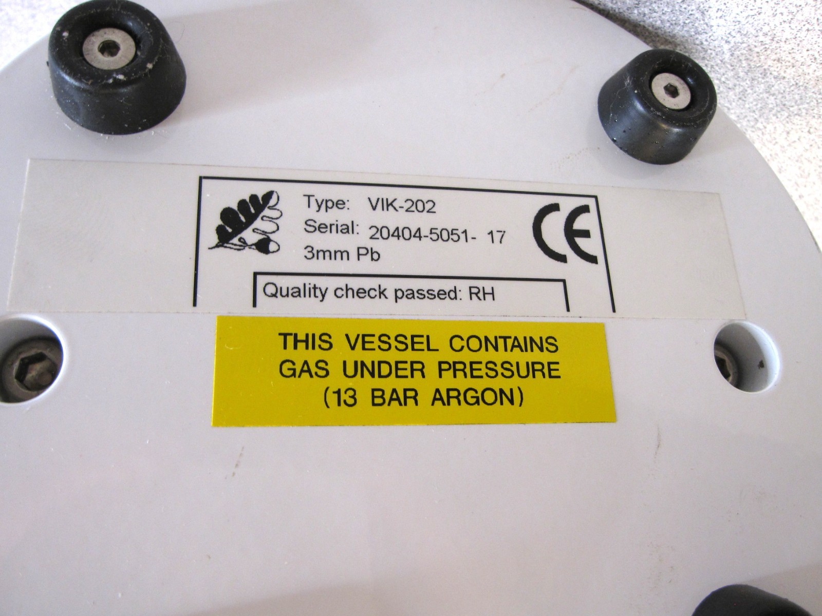 Cardinal Health CAL/RAD Mark VI Dose Calibrator Isolation Chamber VIK-202