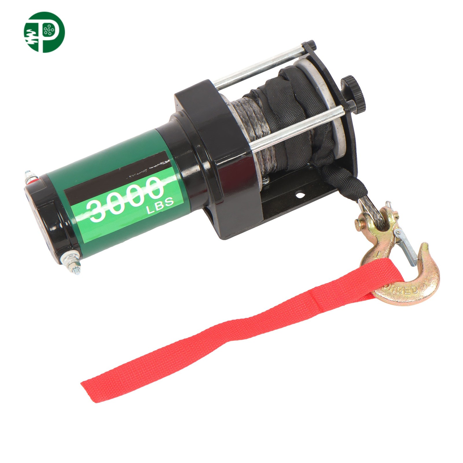 3000lbs Wireless & Wired Remote Electric Winch 32ft Synthetic Rope 12VDC/1.3HP