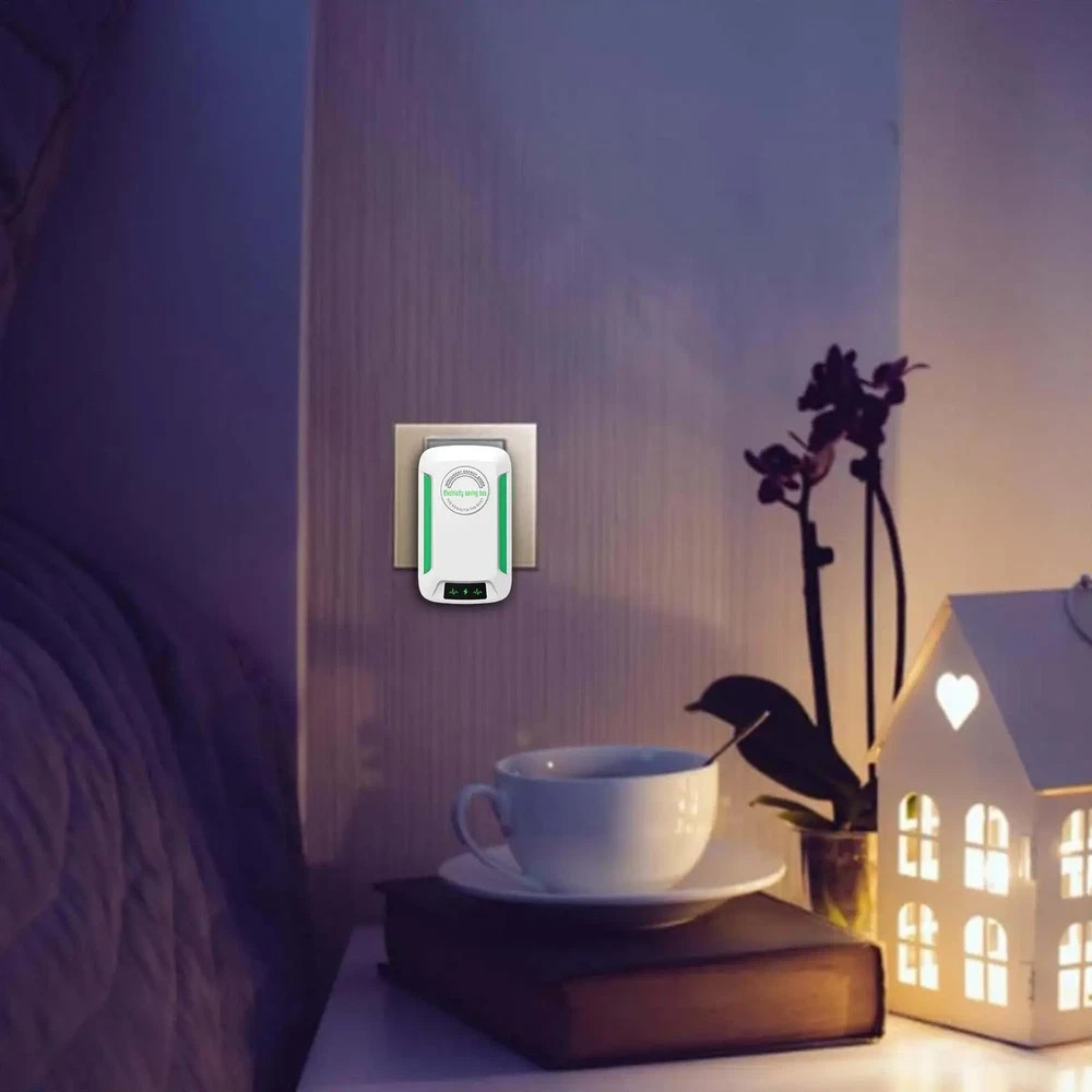 Electricity Saving Box-Intelligent Energy Saver Plug in Saving Device for Home,