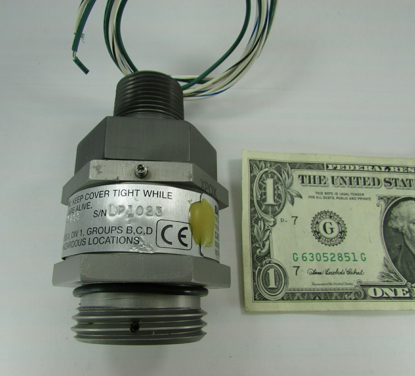 New Bacharach Class I Div 1 BCD Hazardous Location Gas Detector Sensors 51-7453