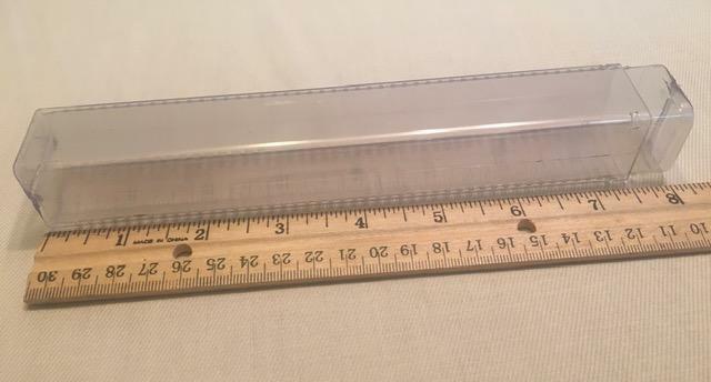 78pk Adj. Length, 1″ Dia. Clear Square Packaging Mailing Shipping Storage Tube