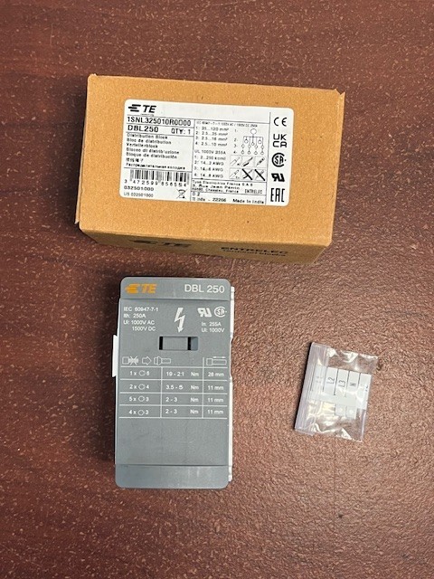 Entrelec ABB/TE Wiring Terminals Accessories DBL250 / 1SNL325010R0000 NEW