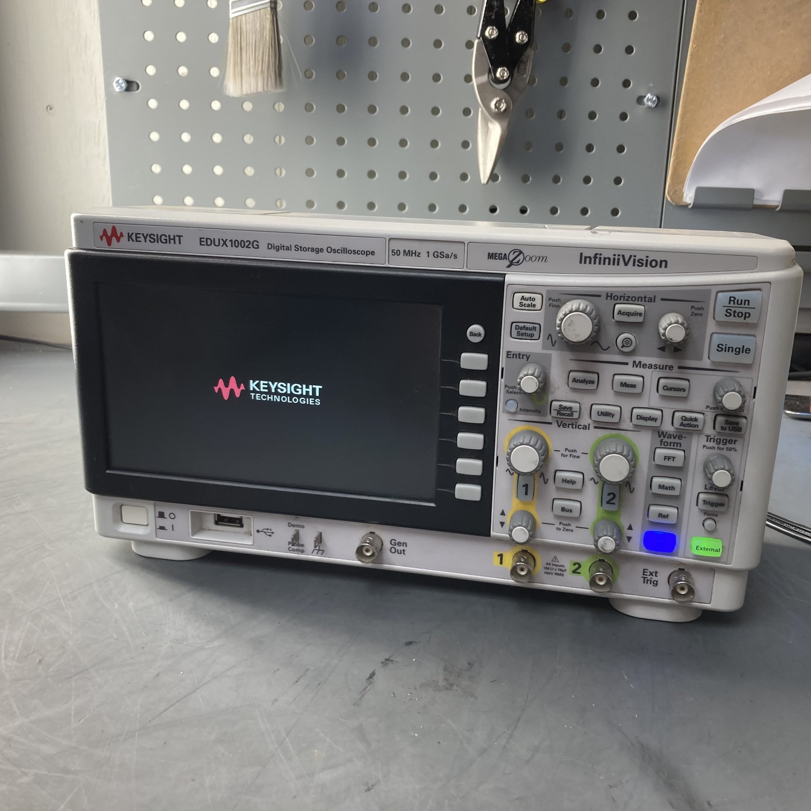 Keysight EDUX1002G Digital Storage Oscilloscope InfiniiVision 50 MHz 2 Channels