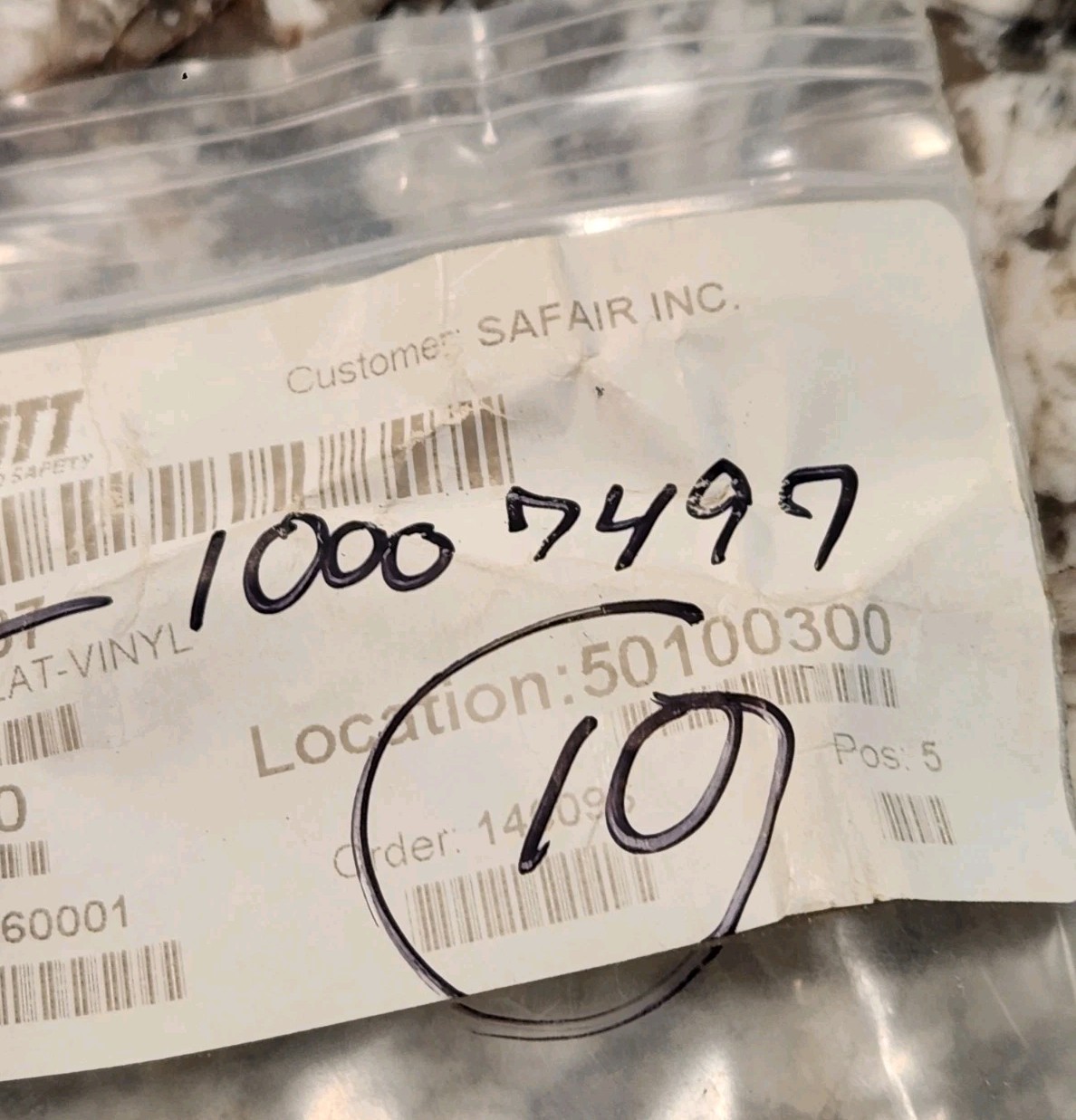 LOT of 10 SCOTT 45 MINUTE 4500 PSI TRANSPARNT CYLINDER LABEL 10007497 Approx 22″
