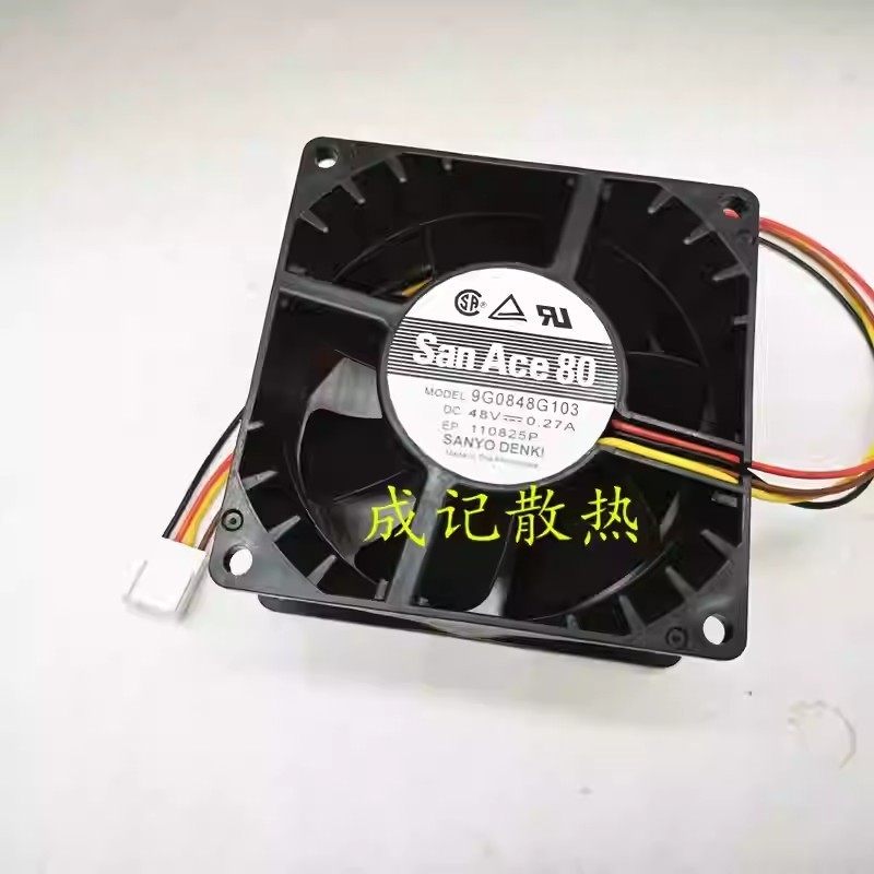 Sanyo 9G0848G103 DC 48V 0.27A 4-pin inverter cooling fan