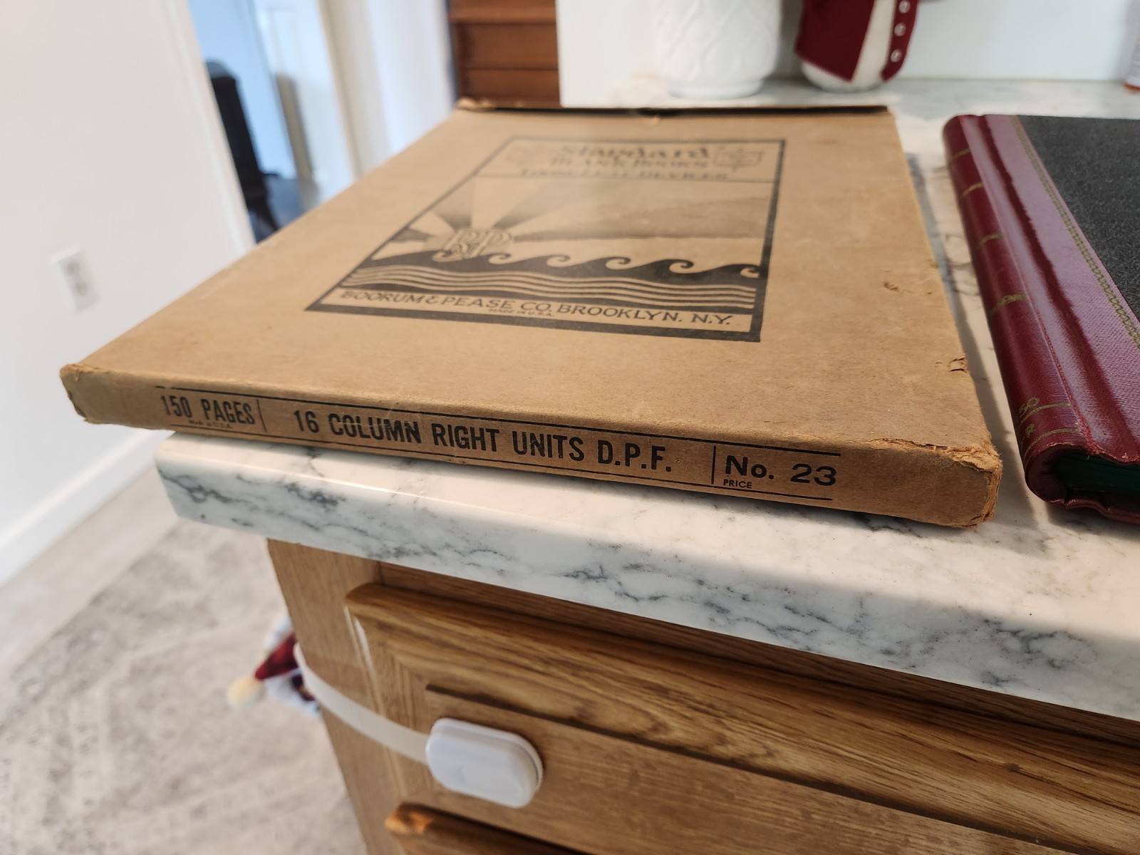 Vintage Boorum & Pease Record Rule Account Book Size 11”x14” 23-150 16-R