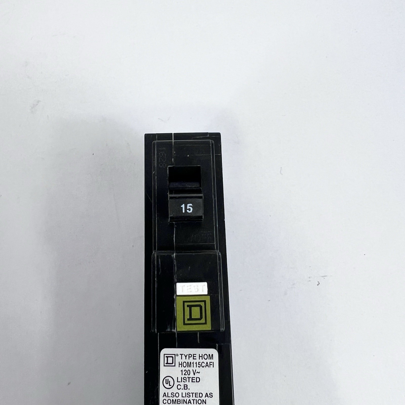 New Square D HOM115CAFI Circuit Breaker & Arc-fault Circuit Interrupter