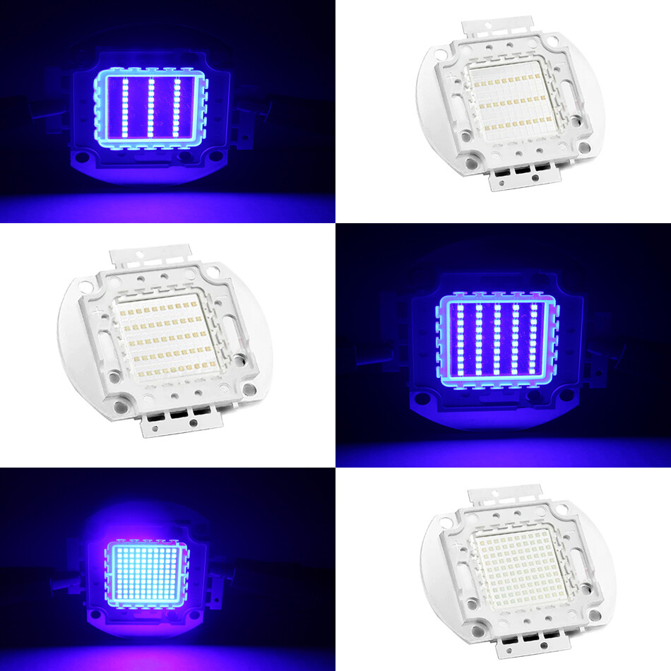 High Power Royal Blue SMD Led Chip Lamp Bulb 10W 50W 100W 445nm 460nm led Beads