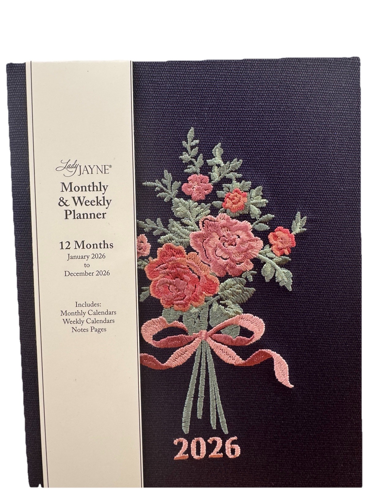 Lady Jayne Monthly & Weekly Planner 12 Months Jan-Dec 2026 Monthly, Weekly Blue