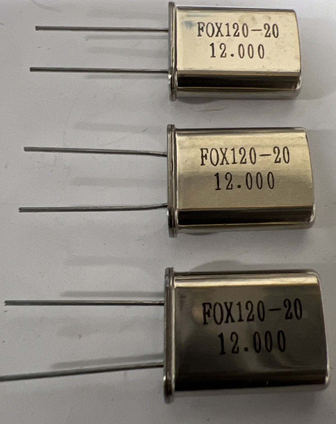 FOX120-20 12.000 12.000 MHz quartz crystal oscillator New Quantity of 3