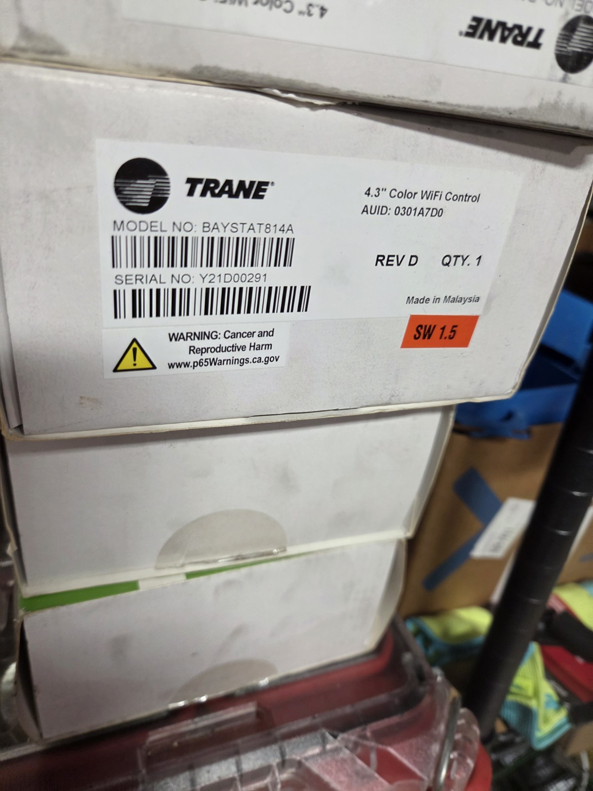 Trane BAYSTAT814A 4.3in Color Touchscreen Wi-Fi Programmable Thermostat