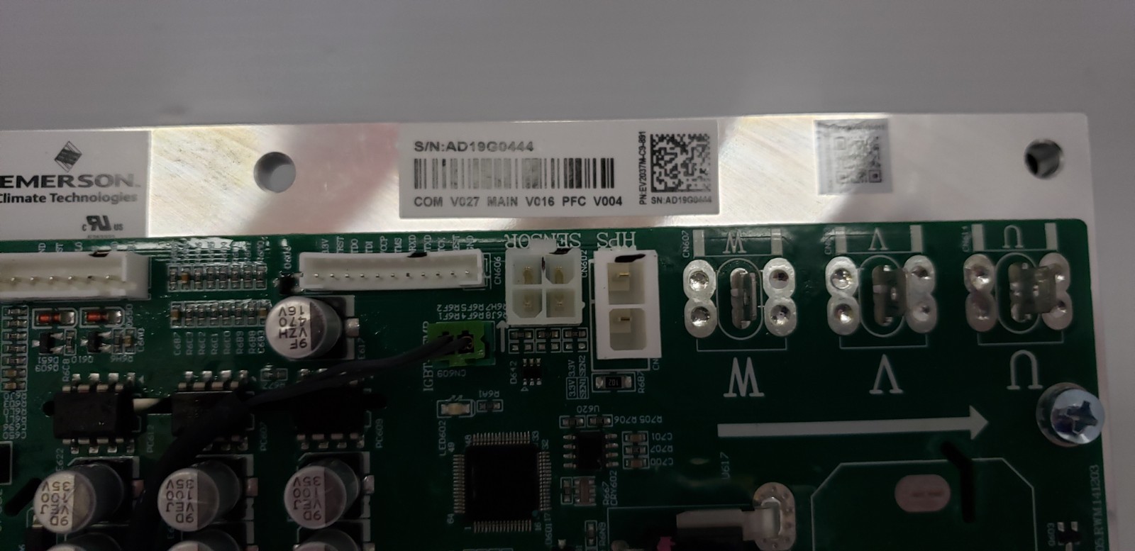 EMERSON COPELAND EV2037M-C9-891 VARIABLE FREQUENCY DRIVE CONTROL BOARD,NIB
