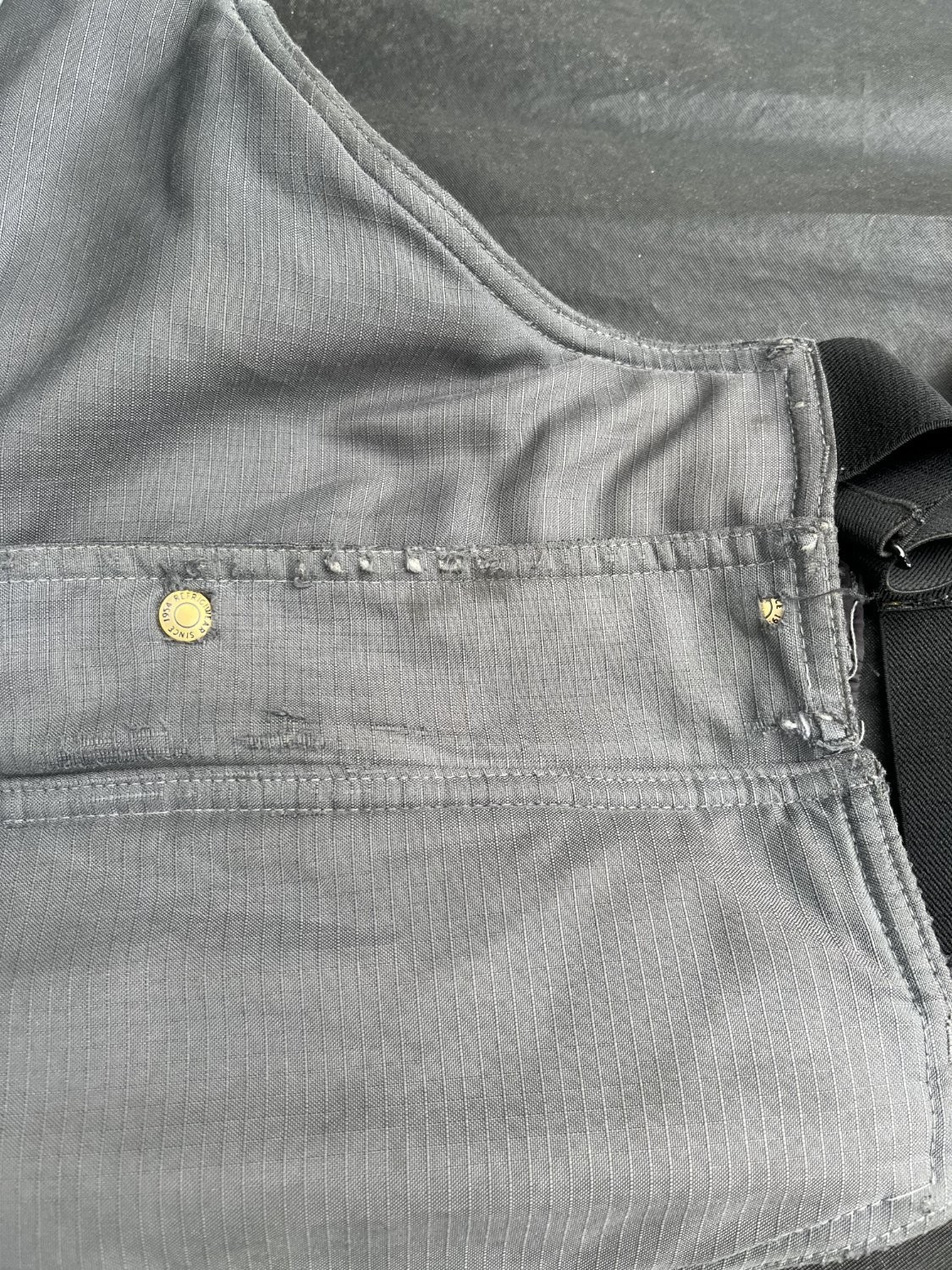 2023 Refrigi Wear 7250R Overalls Mens Large Gray High-visibility Reflective Tape