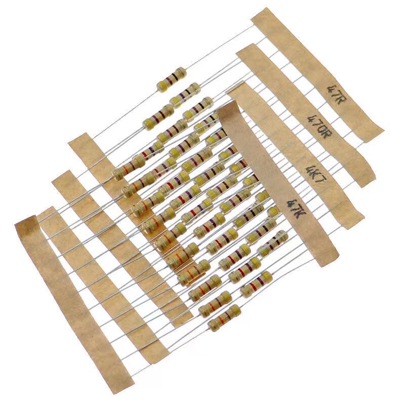 10pcs 1/4W 5% Carbon Film Resistors Choose From 100 Values 10pcs 0.25W US Ship