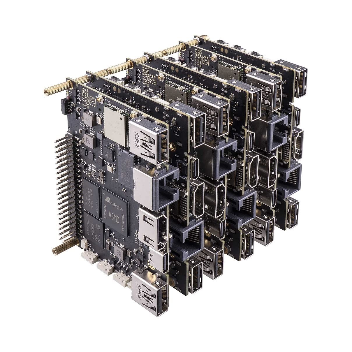 VIM3 Pro SBC Single Board Computer Amlogic A311D CPU, LPDDR4, 4GB RAM, 32GB eMMC