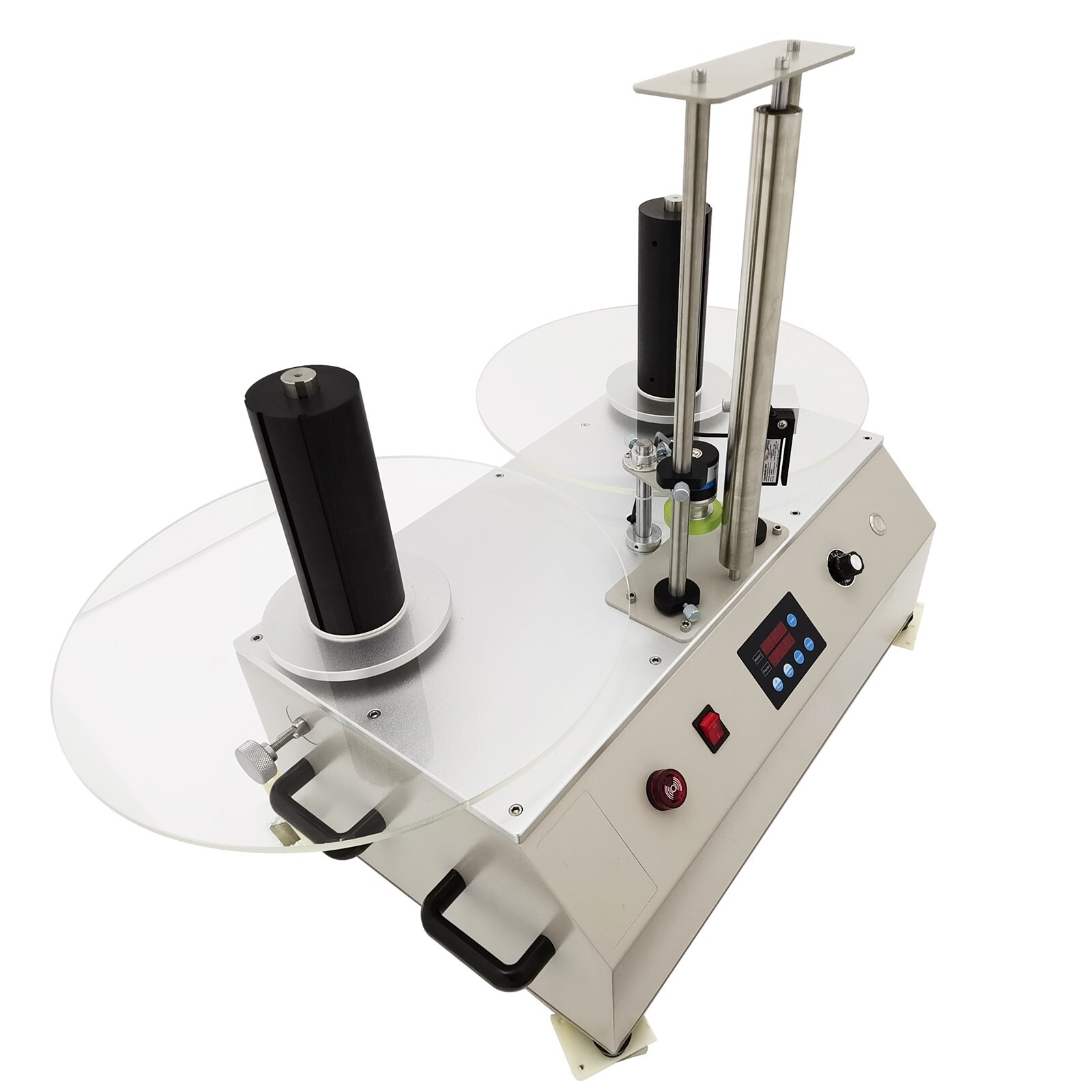 PET/PVC/PP Barcode Label Rewinder Automatic Counting Splitter Rewinder 110V