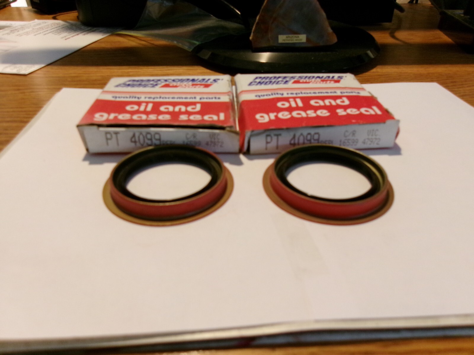 2 (TWO) PROFESSIONAL CHOICE 4099 OIL SEALS = $11.98 = $5.99 EACH = FREE SHIP