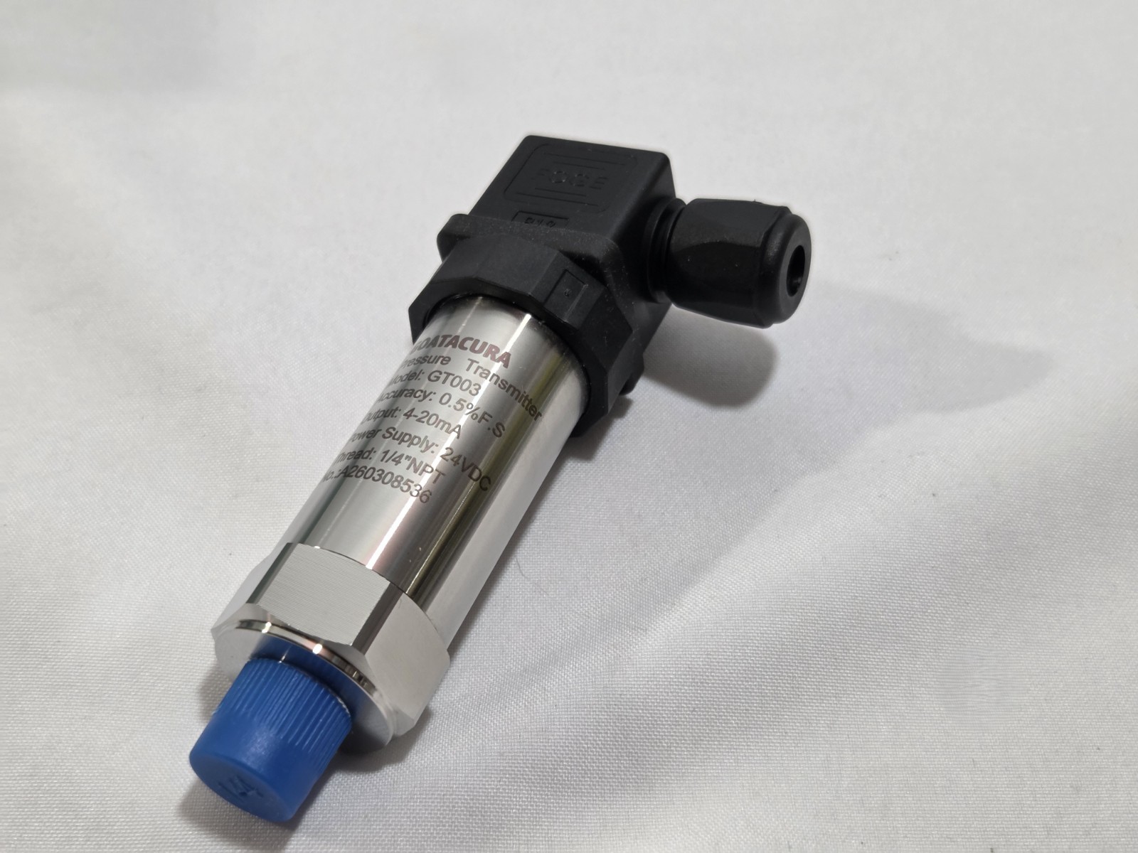 1000PSI Pressure Transmitter, Industrial Pressure Transducer 4-20mA 0.5% FS – 24