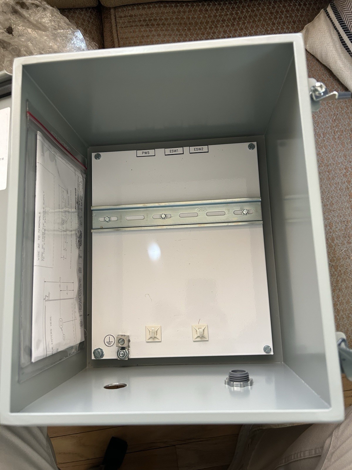 New Hoffman A12108CH Electrical Enclosure