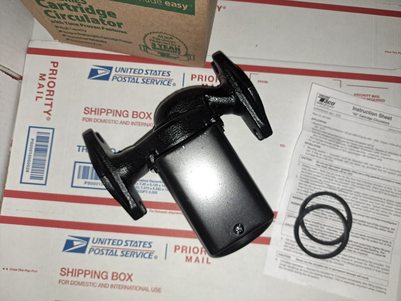 NEW TACO 007-F5 CARTRIDGE CIRCULATOR PUMP – 2026 Model F4 F3