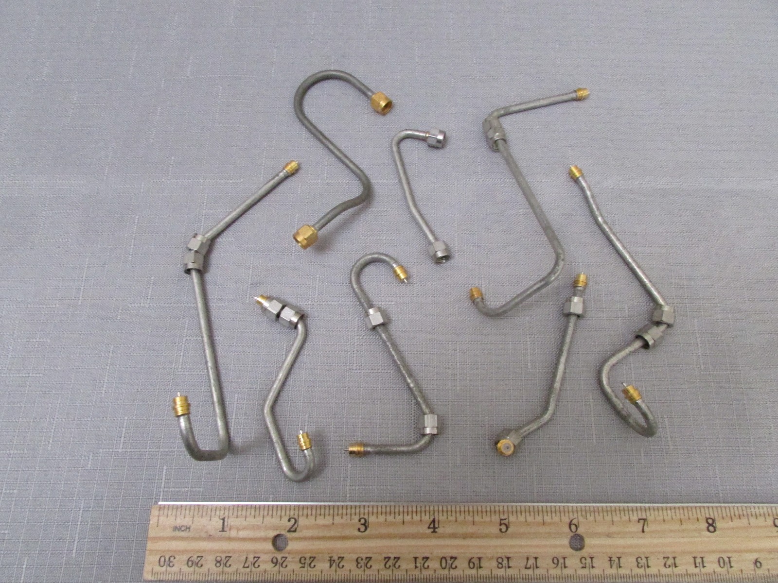 (8) Semi-Rigid RF Microwave Coax Interconnects Jumpers SMA-SMA from HP 141T