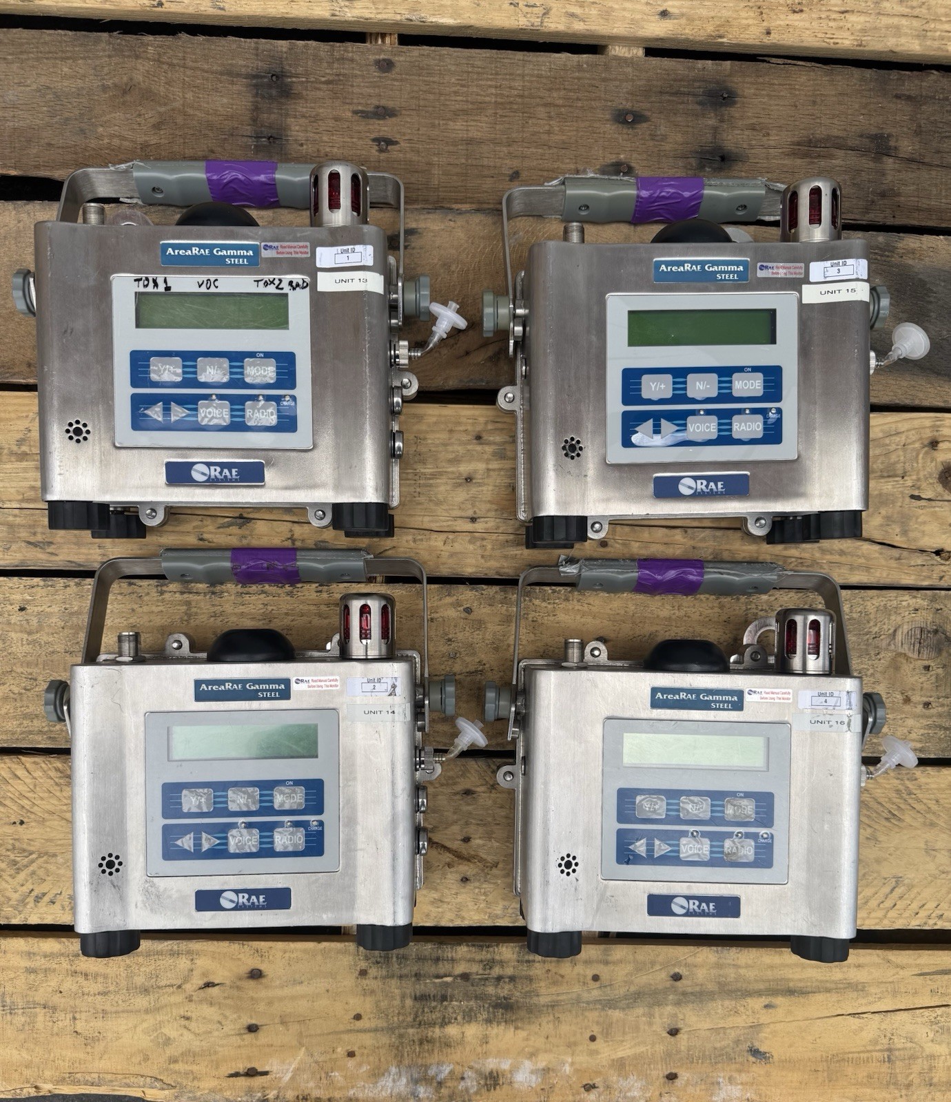 RAE SYSTEMS PGM5620 AreaRAE Gamma STEEL Multiple Gas Sensor (FOUR UNIT KIT)