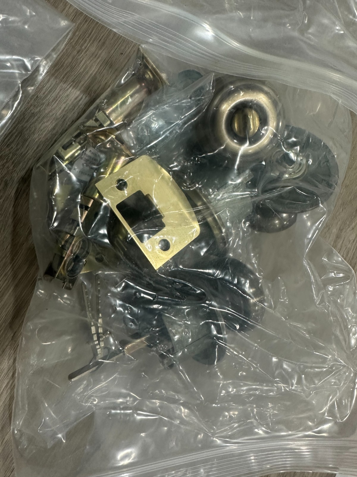 Lot of Schlage Georgian Antique Brass Keyed Closet Privacy Door Knobs