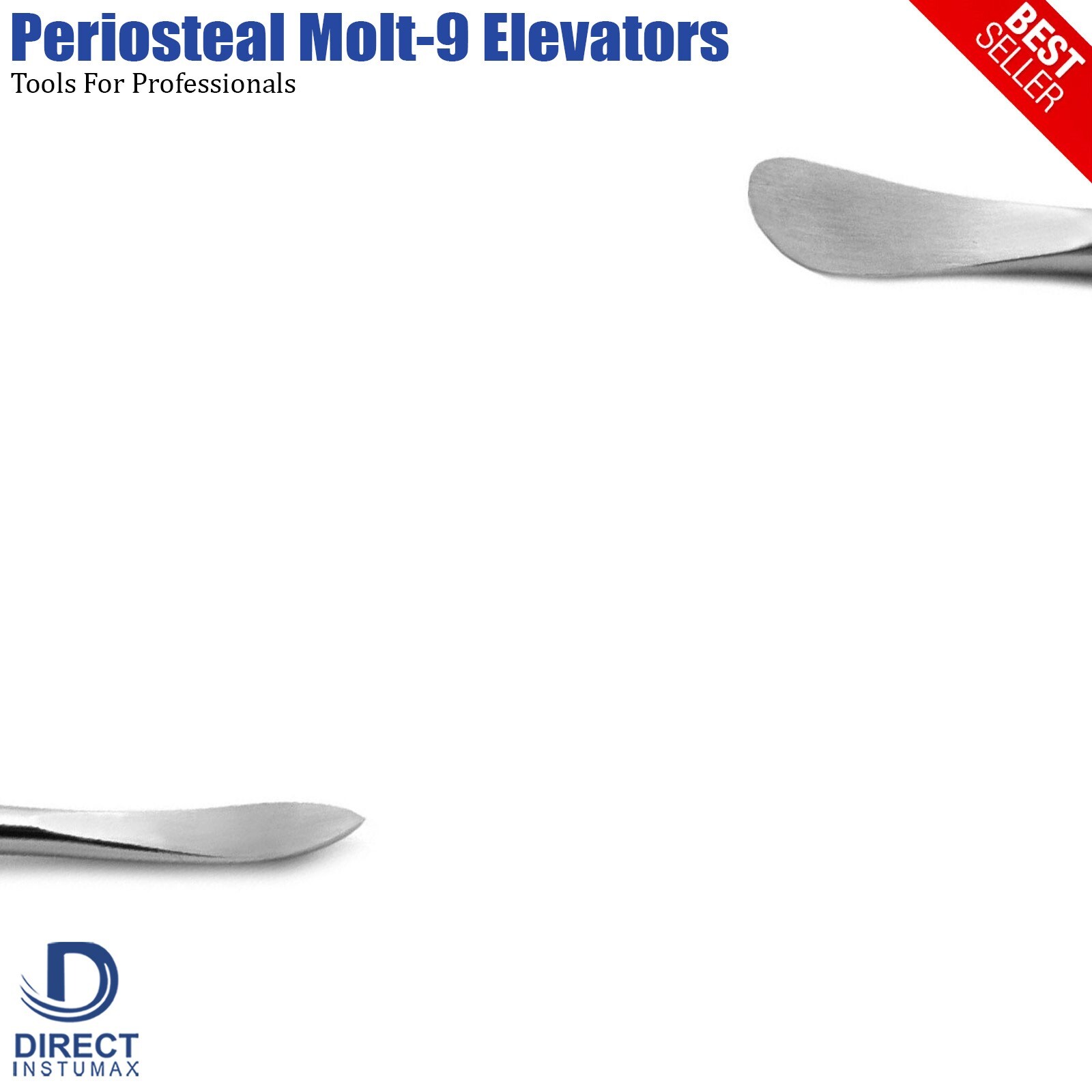 3 Pcs Periosteal Molt #9 Elevator Surgical Dental Instruments German Grade
