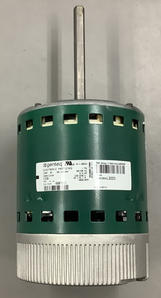 Genteq 5SME39NXL3223 3/4HP 1050RPM 120/240V AC Blower Motor (R109)