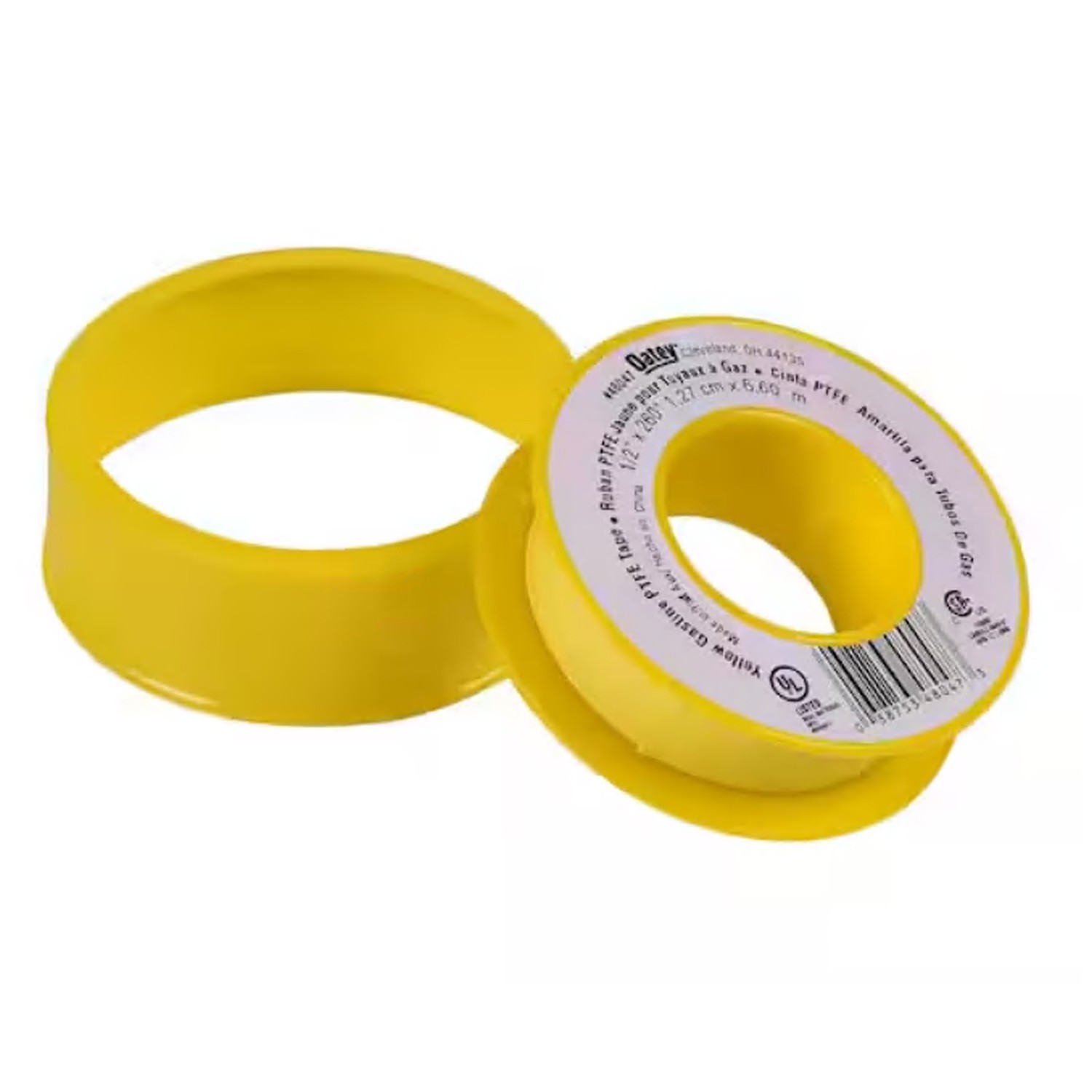 1/2 in. x 260 in. Yellow Thread Sealing PTFE Plumber’s Tape (2-Pack)