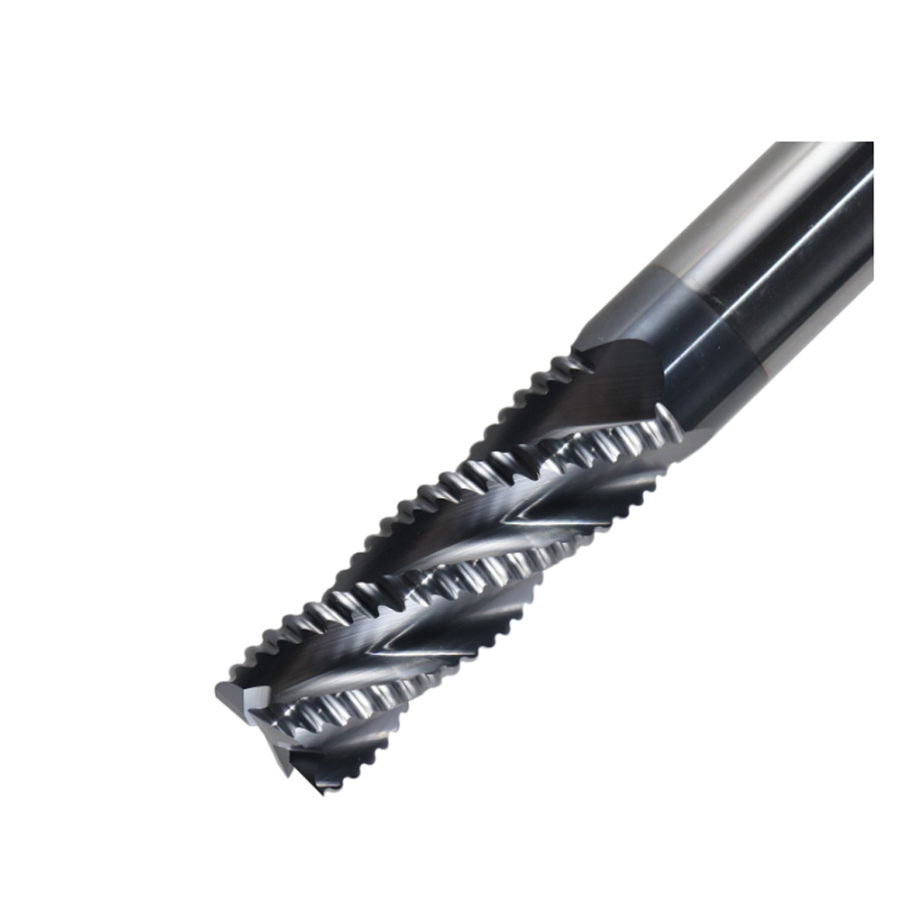 3mm-20mm 4 Flutes Solid Carbide Roughing End Mills – AlTiN Coated