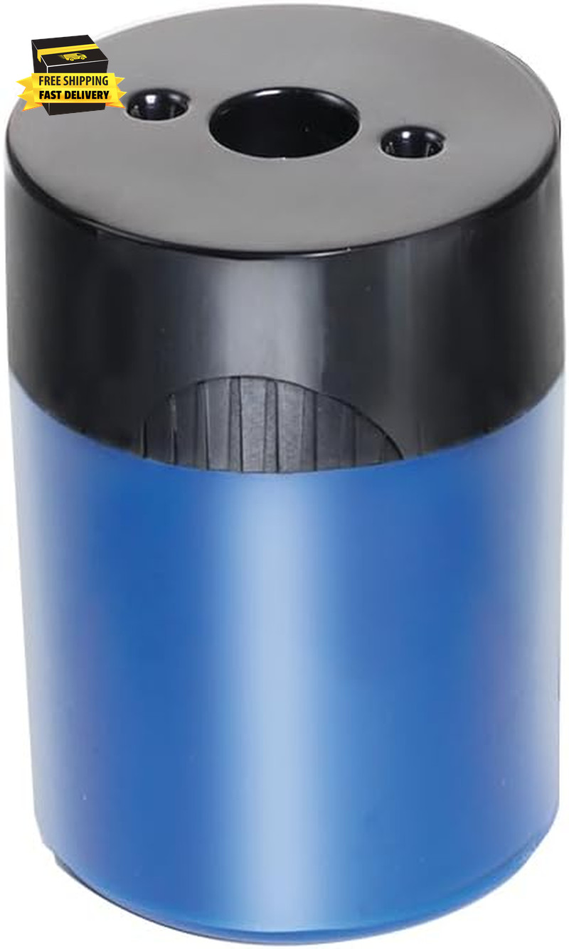 Pencil Sharpener, Premium Quality Sharpener with Screw-On Lid, Prevents Accident