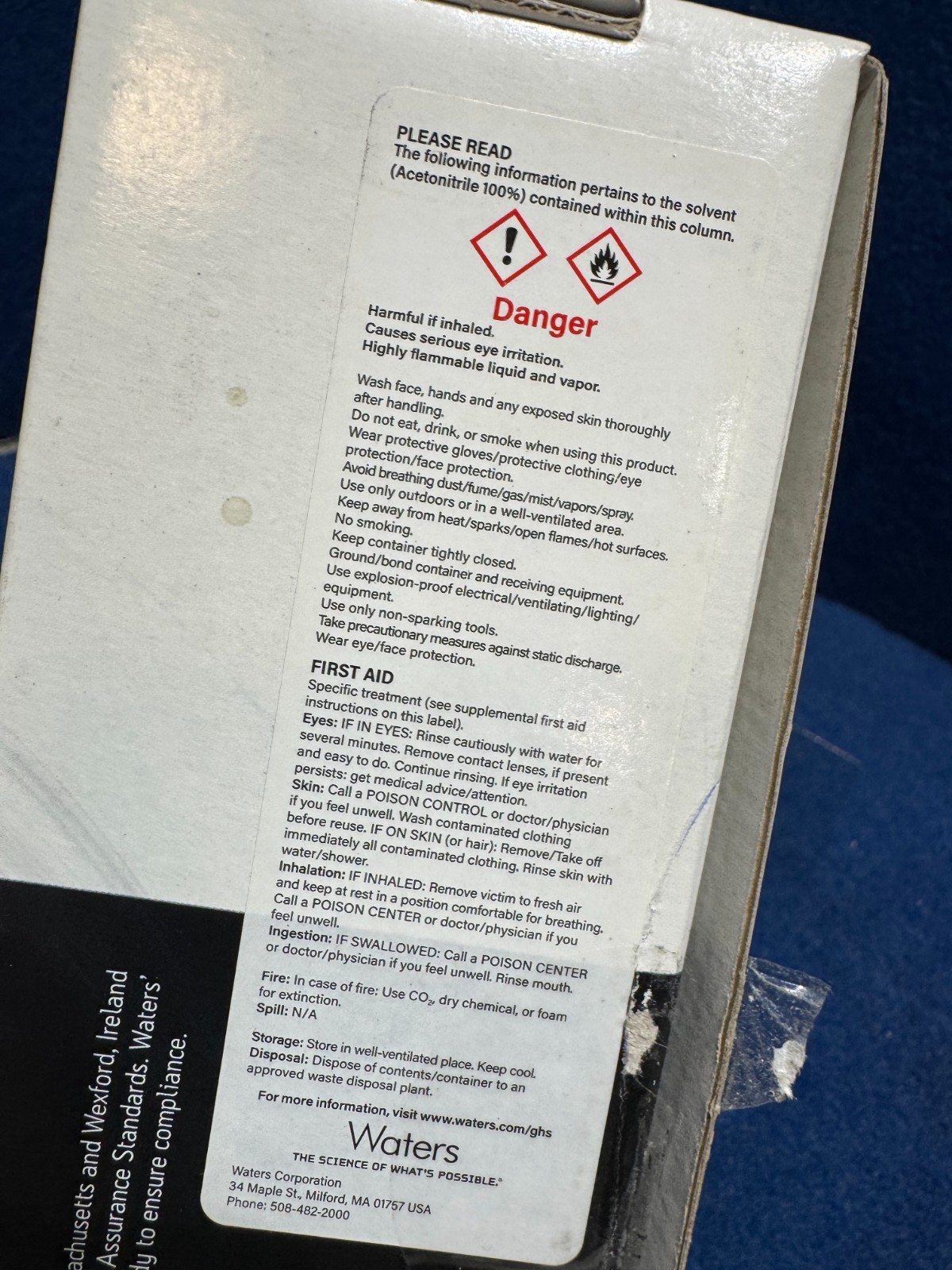 Waters 186008694 CORTECS UPLC Shield RP18 1.6um 2.1x100mm Column
