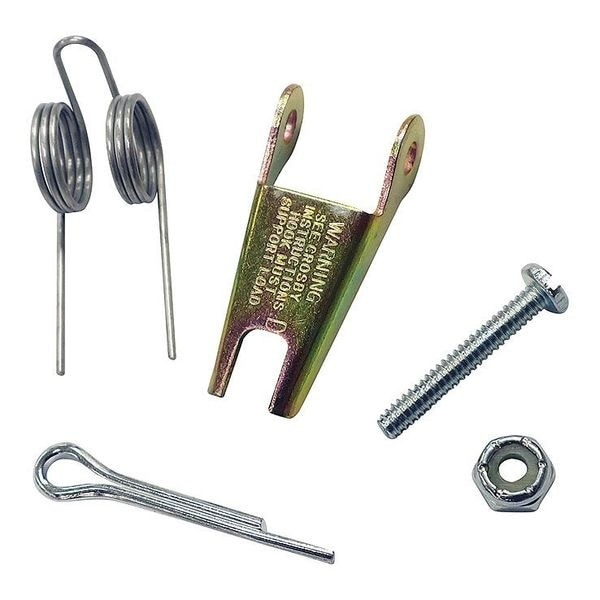 Crosby 1096421 Latch Kit, Steel, 1-21/32 In., 1/2 In.