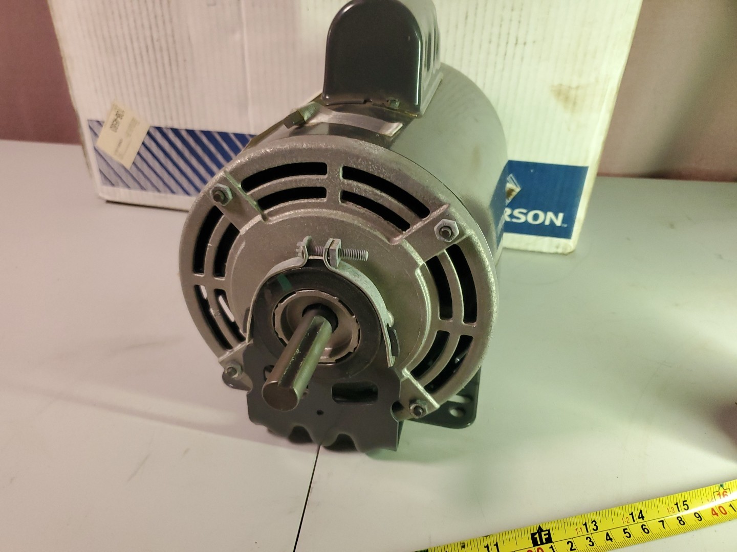 NEW EMERSON 1-1/2 HP ELECTRIC AC MOTOR 115/230V 3450 RPM 5/8″x2″ Keyed Shaft