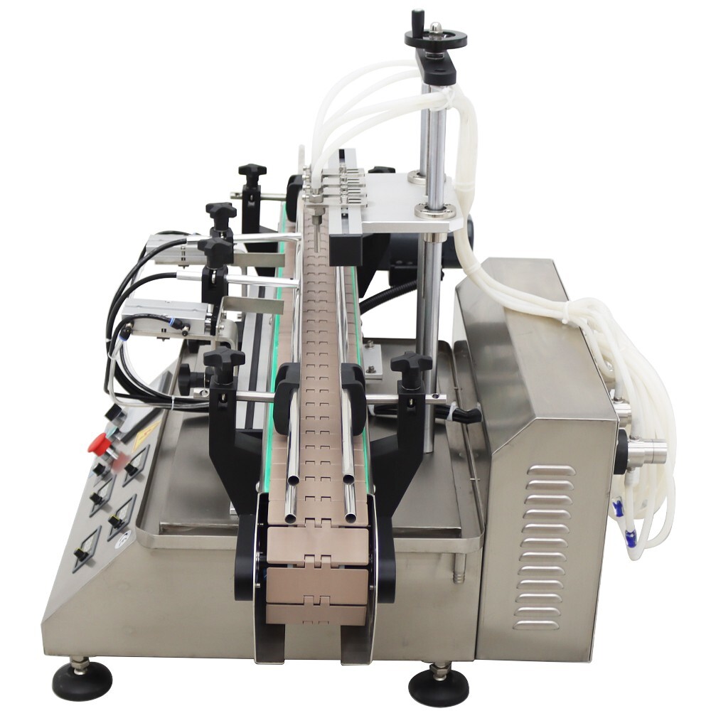 4-30Bottles/min Desktop Four Head Magnetic Pump Filling Machine 5-1000ml 110V