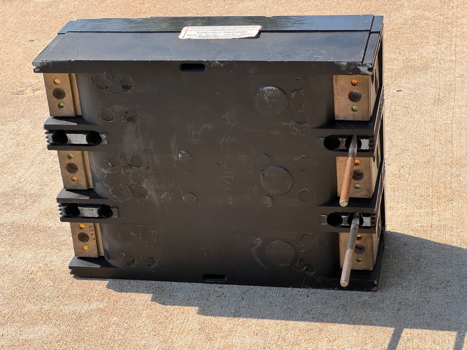 Westinghouse LC3600F Circuit Breaker, 600A, 600V, w/600A Trip Plug