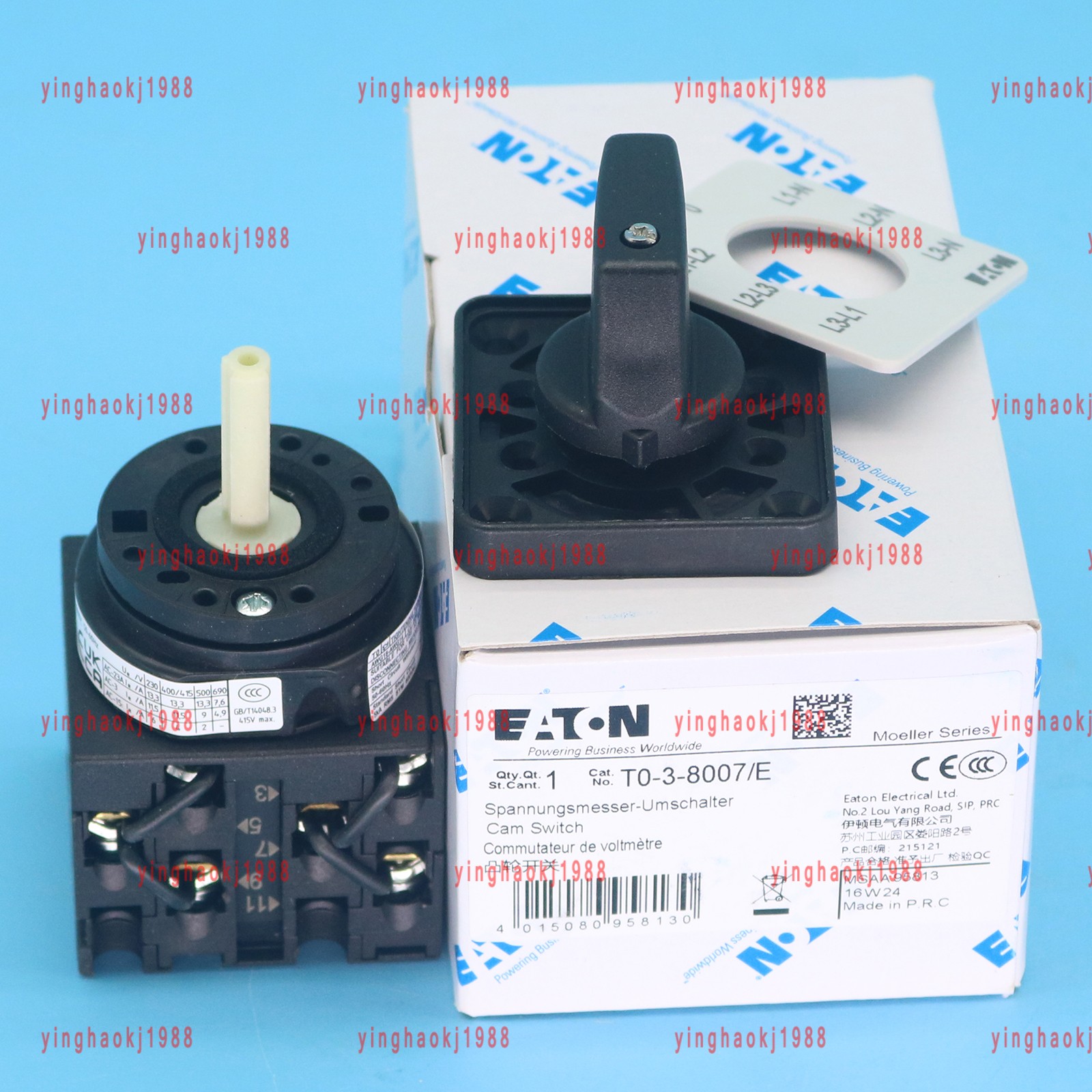 one New EATON MOELLER T0-3-8007/E Select switch Quality assurance