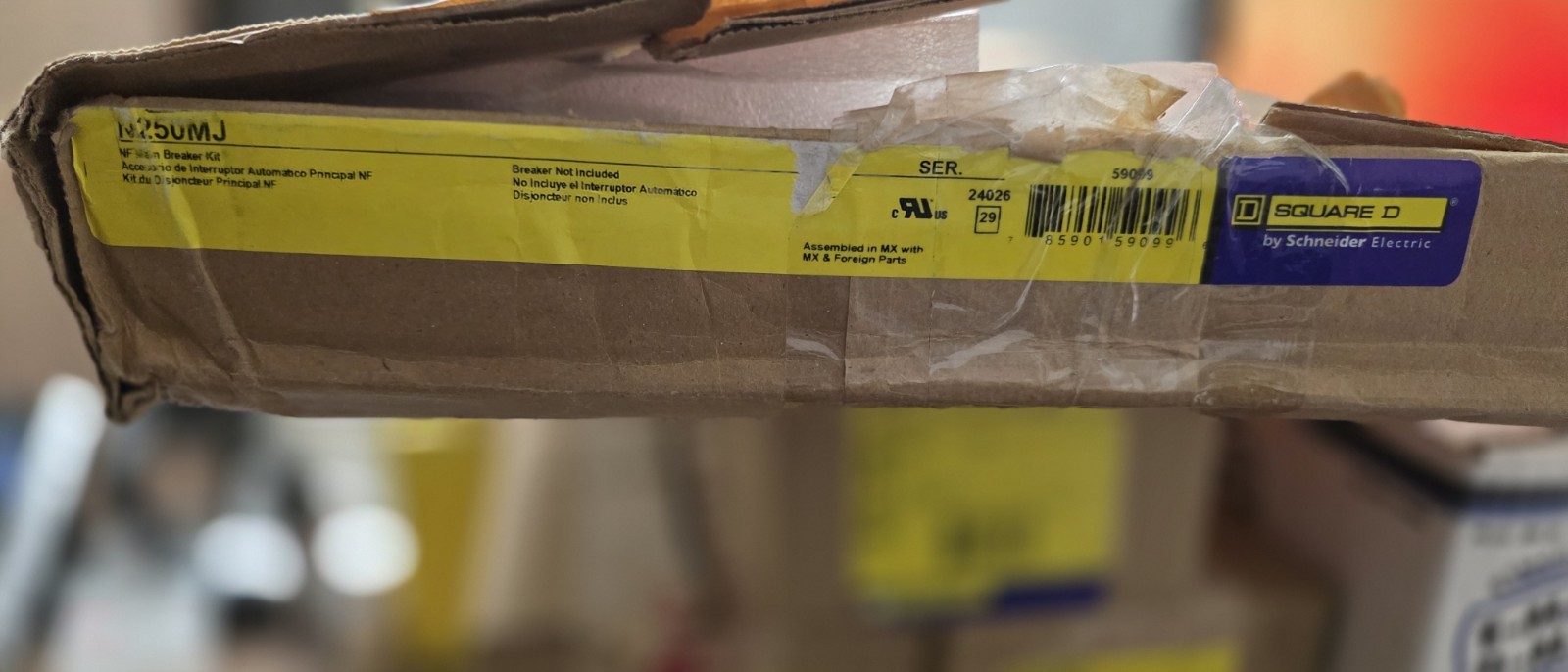 SQUARE-D – Q2200MRBE – 200A MAIN BREAKER ENCLOSURE – 3R – 2P – 240V (NEW in BOX)