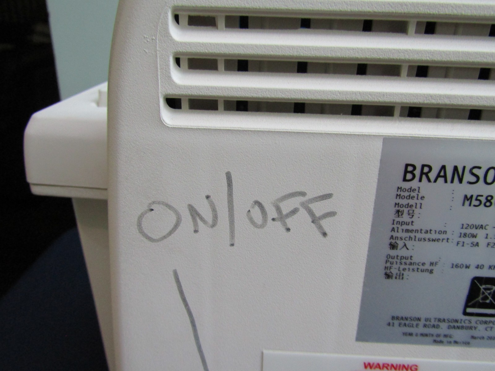 Branson M5800H Ultrasonic Cleaner Heated – Tested & Working