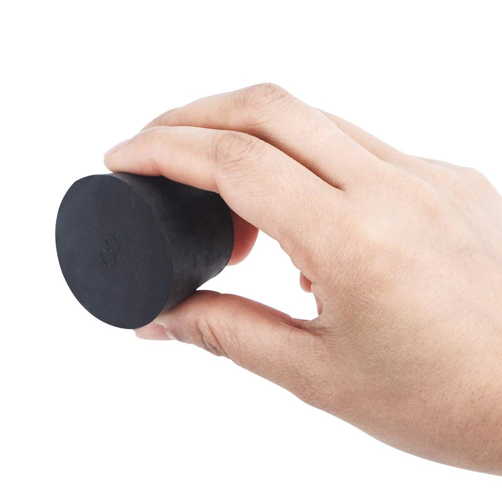 5-Pack (Same Size) Solid Rubber Stoppers – Size #8-42Mm (1.65In) X 32Mm (1.25In)