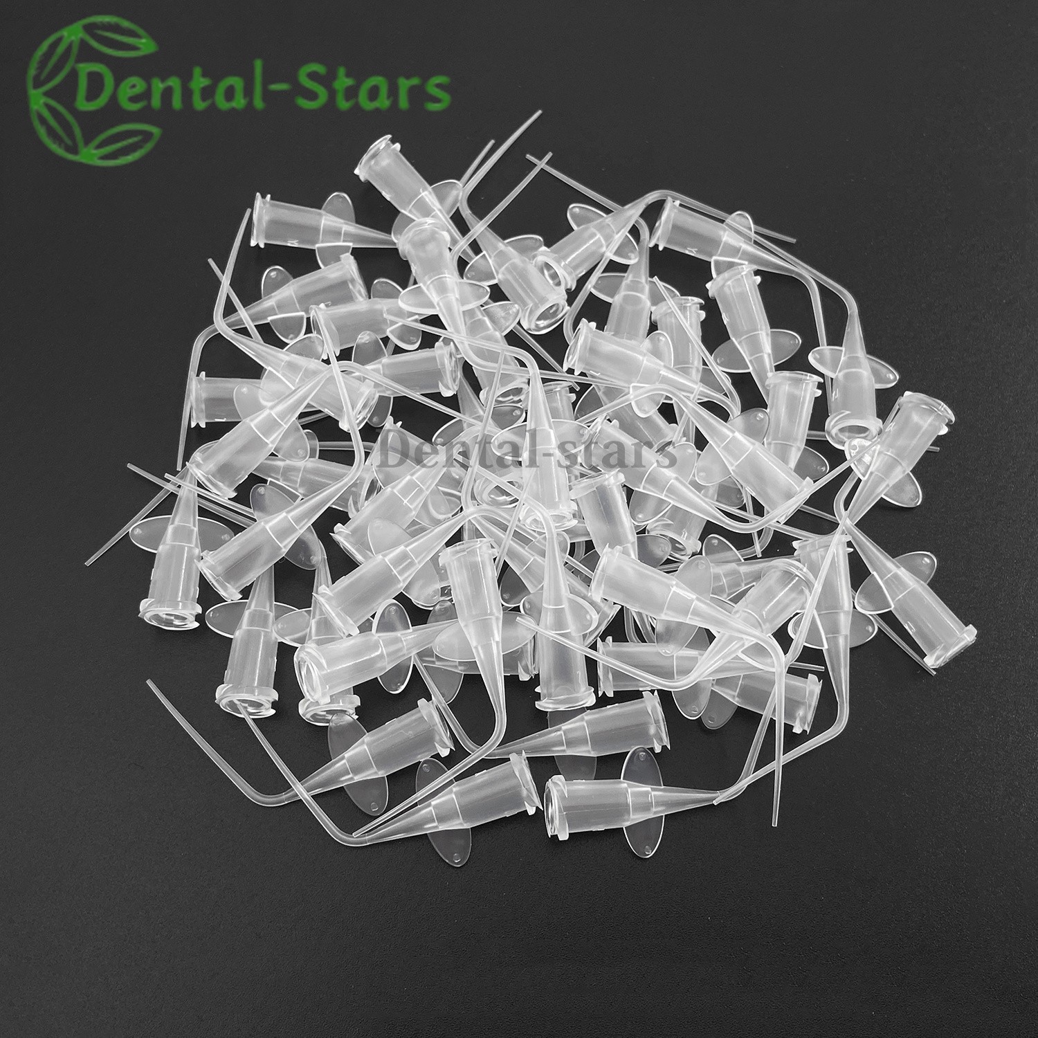 Dental Irrigation Syringe Tip Calcium Hydroxide Delivery Needle Tips PVC 0.25mm