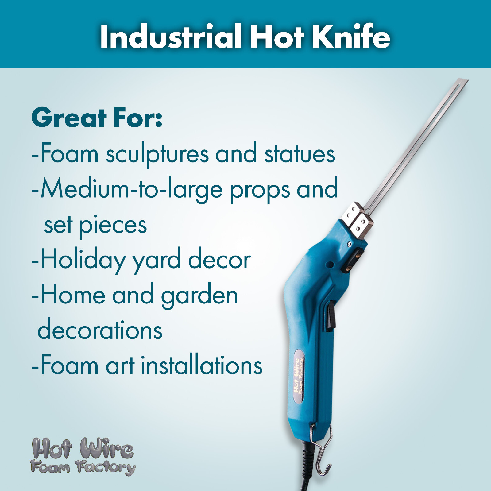 Industrial Hot Knife Foam Cutter Styrofoam Cutting Tools #035I
