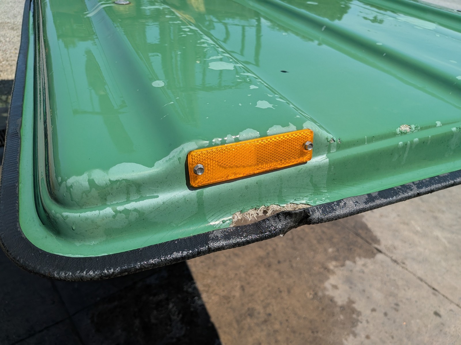 Used John Deere Fiberglass Canopy. This came off of a 6430